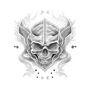 7 layers of hell tattoo design idea