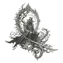 bloodborne inspired tattoo tattoo design idea