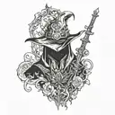 bloodborne inspired tattoo tattoo design idea