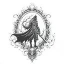 bloodborne inspired tattoo tattoo design idea