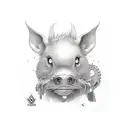 wasd keys from a keyboar tattoo design idea