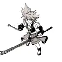 keyblade tattoo design idea