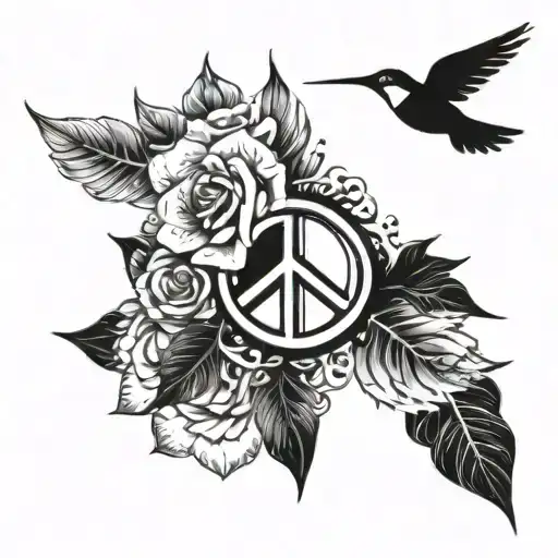 peace of mind tattoo design idea