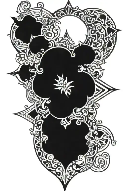 timeless symbolism tattoo design idea