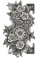 timeless symbolism tattoo design idea