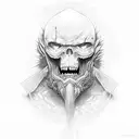 fear no man tattoo design idea