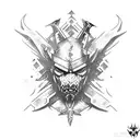 Leszy from witcher  tattoo design idea