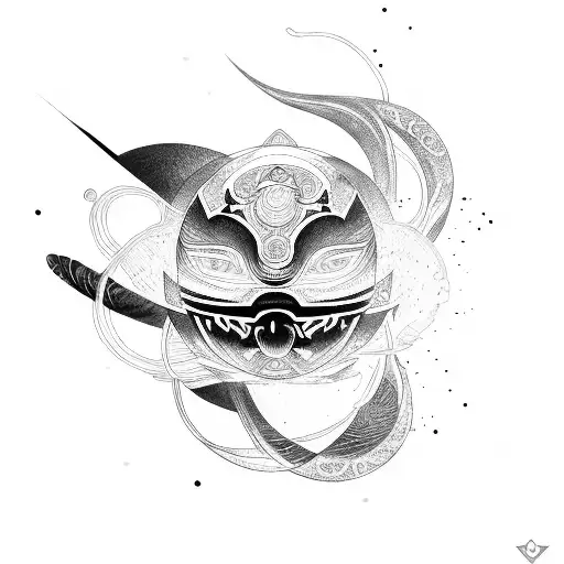 rinnegan  tattoo design idea