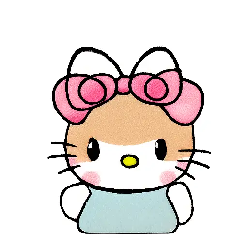 hello kitty tattoo design idea