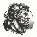 stoic virtues tattoo design idea