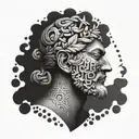 stoic virtues tattoo design idea