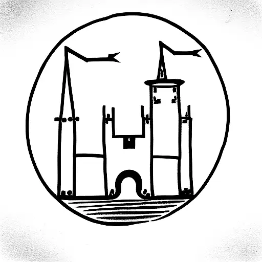Lyubchansky Castle  tattoo design idea