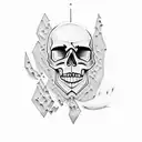 skull BMP-3 tattoo design idea