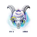 Aries and Pisces combined  tattoo design idea