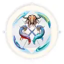 Aries and Pisces combined  tattoo design idea