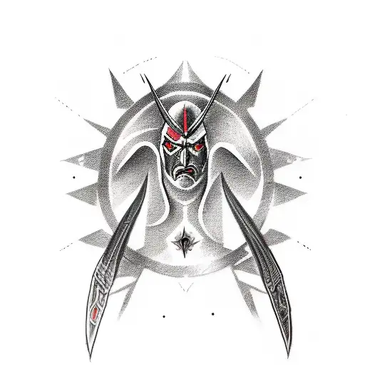 klingon-warrior space tattoo tattoo design idea