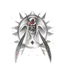 klingon-warrior space tattoo tattoo design idea