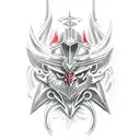 klingon-warrior space tattoo tattoo design idea