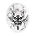 klingon-warrior space tattoo tattoo design idea