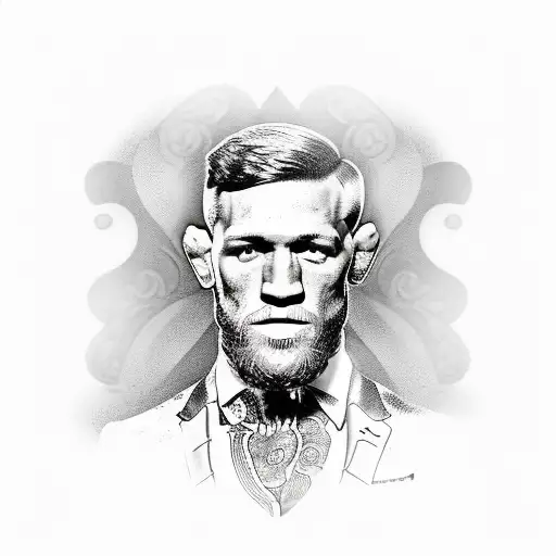 Conor Mcgregor as a leprechaun tattoo design idea