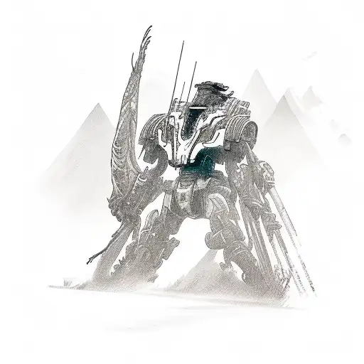 tallneck horizon zero dawn tattoo design idea