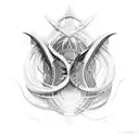 arrowhead native realistic with braids incorporated  tattoo design idea