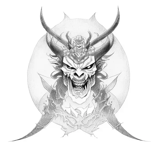 demon slayer tattoo design idea