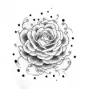 japanese floral tattoo design idea