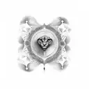 Unconditional love for life tattoo design idea