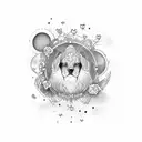 Unconditional love for life tattoo design idea