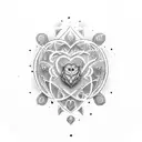 Unconditional love for life tattoo design idea
