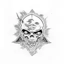 evil dead tattoo design idea