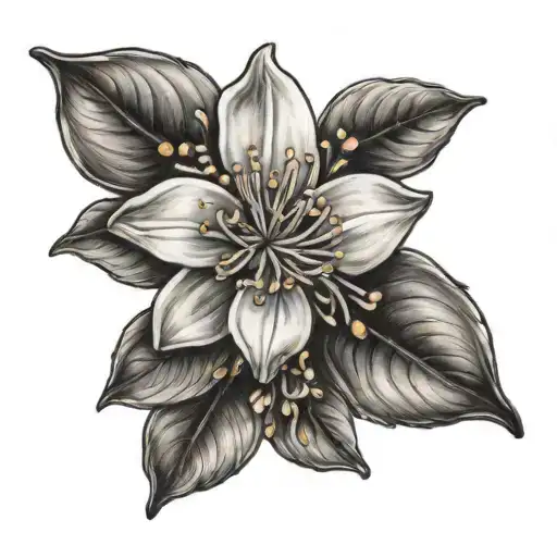 Orange Blossom tattoo design tattoo design idea