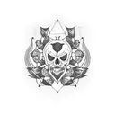 747  tattoo design idea