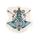 shiv ling tattoo design idea