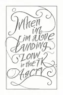 the text "when i'm alone slow dancing in the dark"  tattoo design idea