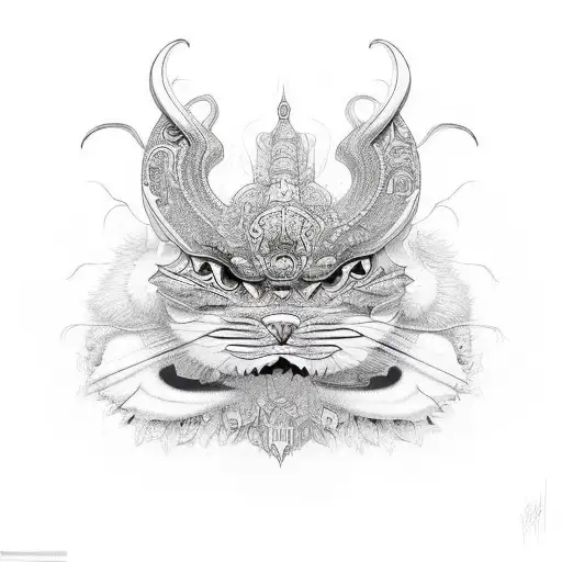 A sleek lowrider car with animal-inspired detailing and designs, such as scales or fur patterns tattoo design idea