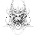 A hybrid creature combining elements of a drift car and an animal, creating a unique and futuristic design tattoo design idea