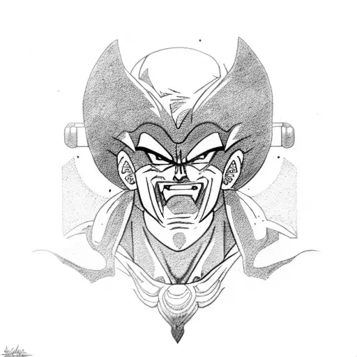 broly tattoo design idea