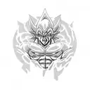 broly tattoo design idea