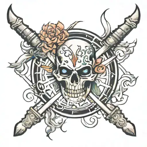 Shanks one pice  tattoo design idea
