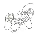 playstation controller tattoo design idea