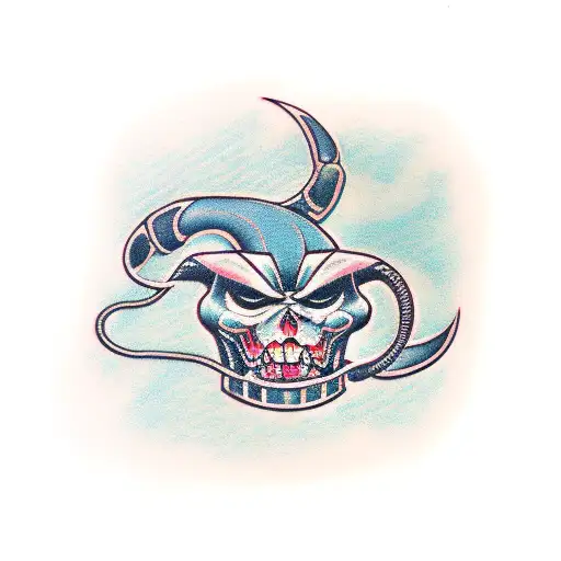 Cyber Security Viper tattoo design idea