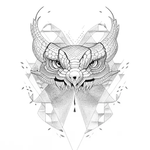 Viper tattoo design idea
