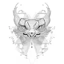 Viper tattoo design idea