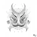 Viper tattoo design idea