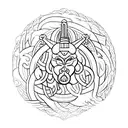 symbole de toute religion et de mythologie  tattoo design idea