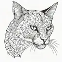 Cat tattoo design idea