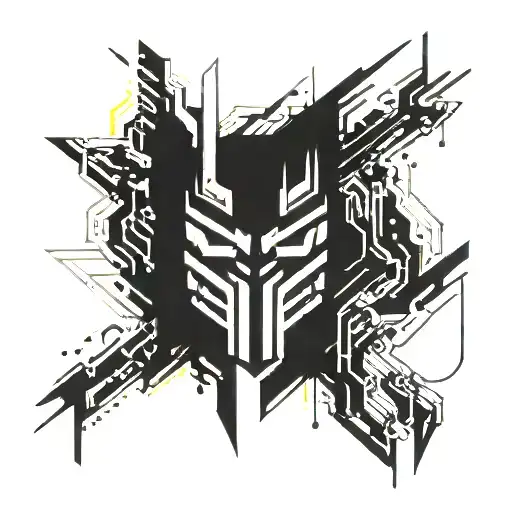 Decepticon Logo + Half Life 2 Combine Logo tattoo design idea