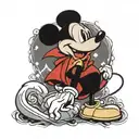mickey mouse tattoo design idea